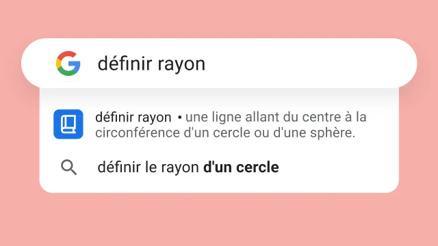 Une recherche pour « que signifie le mot pourquoi » donne comme résultat « pour quelle raison »